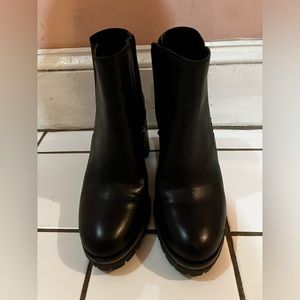 Vince Camuto Women Leather ankle booties.